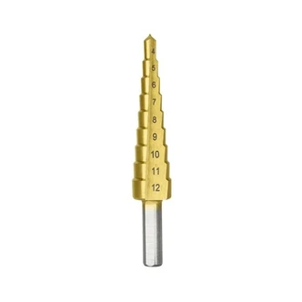 Bristol Step Drill Straight Flute Carded