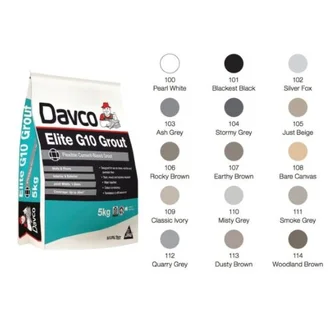 Davco Elite G10 Grout 5KG