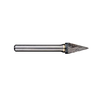 6mm Pointed Cone Carbide Burr, 10 deg