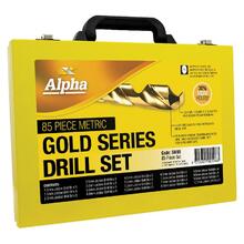 85 Piece - Metric Alpha Gold Series Metal Box (1Pk)