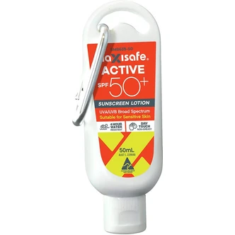 SPF 50+ Sunscreen - 50ml with Carabiner