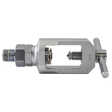 Yoke Fitting CGA870, Medical Oxygen, Aluminium 1/4" NPT