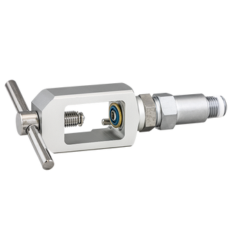 Yoke Fitting CGA940, Medical Carbon Dioxide, Aluminium 1/4" NPT