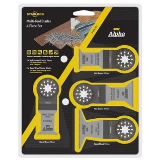 Starlock 4 Piece Multi-Tool Blade Set