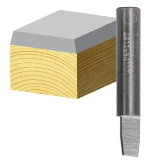 FLUSH BEVEL BIT 7 DEGREE SOLID CARBIDE