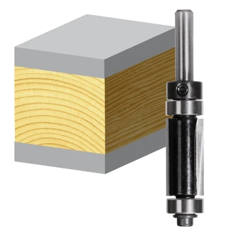 TRIM BIT INV FLUSH 12.7MM TCT
