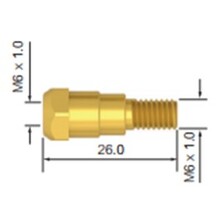 Binzel 24 Style Tip Adaptor M6 - 5Pk