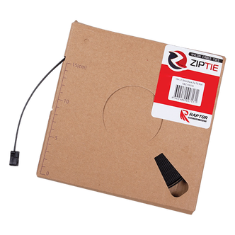 Raptor Black Continuous Roll Cable Ties 15m Roll x 7.6mm