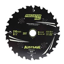 Austsaw Extreme: Wood with Nails Blade 190mm x 20 Bore x 40 T Thin Kerf