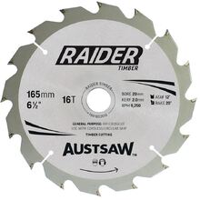 Austsaw Raider Timber Blade 165mm