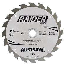 Austsaw Raider Timber Blade 235mm