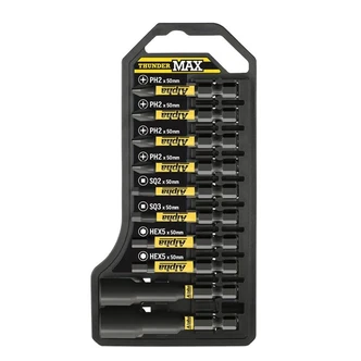 ThunderMax 10 Piece Impact Driver Bit Set