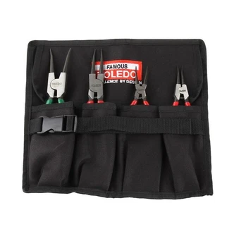 TOLEDO CIRCLIP PLIERS TOOL ROLL 4 PEICE