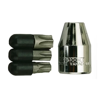 TENG 1/2" DR. TORX BIT SET, 4PCE, TX45-TX55