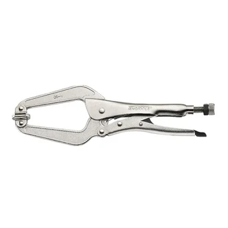 TENG 12" LONG C-CLAMP LOCK PLIER (NP) W/SWIVEL PAD
