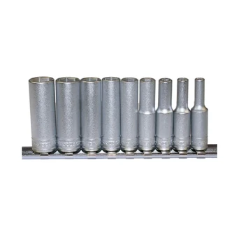 TENG 9PCE 1/4" DR. METRIC DEEP SOCKET SET 4-13MM 6PNT