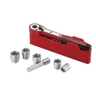 TENG 13PCE 1/4" DR. MM SOCKET SET W/CASE 4-13MM