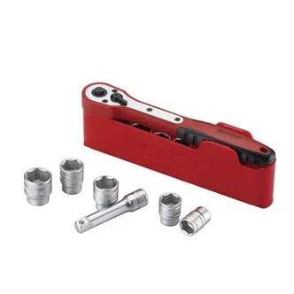 TENG 12PCE 3/8" DR. METRIC SOCKET SET W/CASE 8-19MM