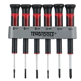 TENG 6PCE MD MINI SCREWDRIVER SET W/ HOLDER
