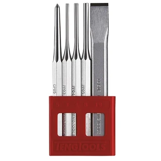 TENG 5PCE PUNCH & CHISEL SET