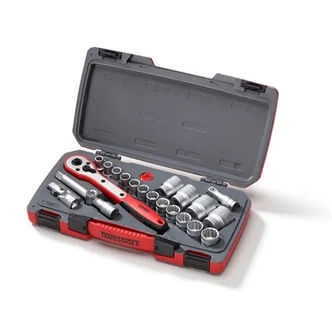 TENG 21PCE 1/2" DR. METRIC REG. SOCKET SET 6PNT 10-32MM
