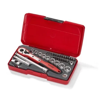 TENG 34PCE 3/8" DR. METRIC REG. SOCKET SET