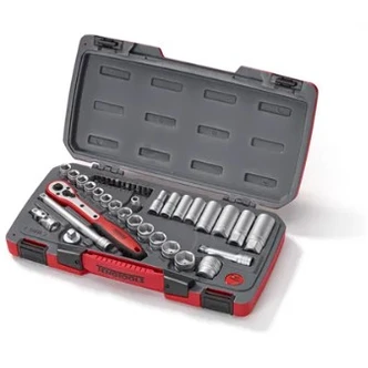 TENG 39PCE 3/8" DR. METRIC REG/DEEP SOCKET SET
