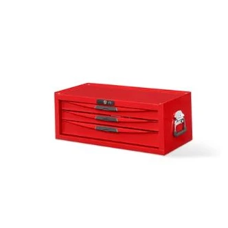 TENG 26" PRO MIDDLE BOX, 3 DRAWERS, RED