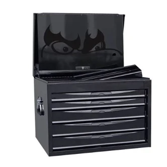 TENG 26" PRO FULL DEPTH TOP BOX, 5 DRAWERS, BLACK