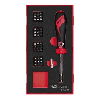 TENG 38PCE 1/4" DR. TORQUE SCREWDRIVER SET 1-5NM EVA-TEA-TRA