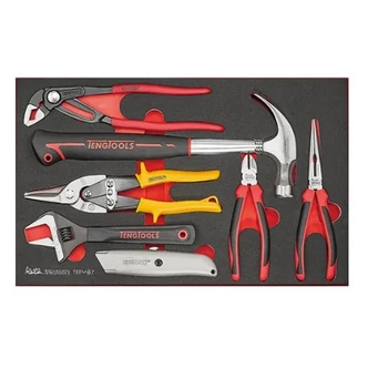 TENG 7PCE PLIER AND HAMMER SET (EVA)