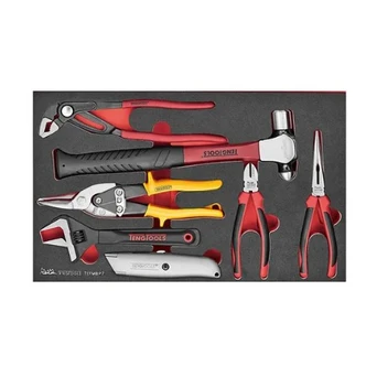 TENG 7PCE PLIER AND HAMMER SET (EVA)