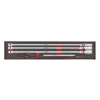 TENG 5PCE T-BAR SPARK PLUG SOCKET SET -TEX-TRAY