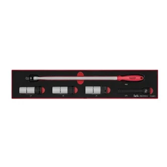 TENG 5PCE AUTO WHEEL TOOL SET W/SOCKETS - TEX-TRAY
