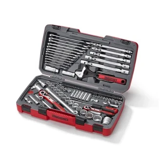 TENG 106PCE 1/4"-3/8"-1/2" DR. METRIC SOCKET & TOOL SET