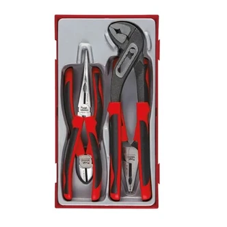 TENG 4PCE MB TPR GRIP PLIER SET - TC-TRAY