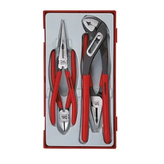 TENG 4PCE MB VINYL GRIP PLIER SET - TC-TRAY