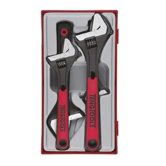 TENG 4PCE ADJUSTABLE WRENCH SET - TC-TRAY