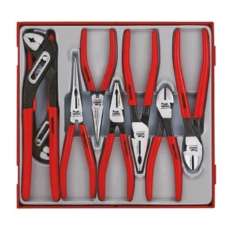 TENG 8PCE MB VINYL GRIP PLIER SET - TTD-TRAY