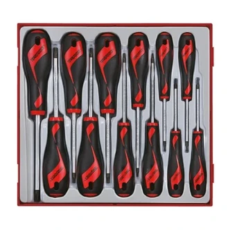 TENG 12PCE MD TX SCREWDRIVER SET - TTD-TRAY