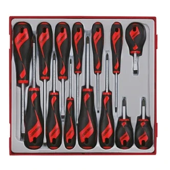 TENG 14PCE MD SCREWDRIVER SET - TTD-TRAY