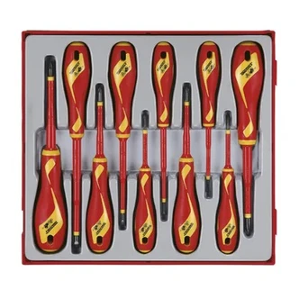 TENG 10PCE MD 1000V VDE SCREWDRIVER SET - TTD-TRAY