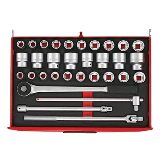 TENG 32PCE 3/4" DR. MM/AF SOCKET & ACC. SET (EVA)