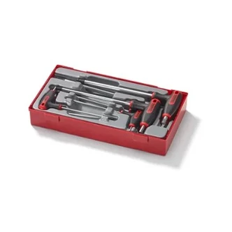 TENG 7PCE T-HANDLE HEX DRIVER SET 2.5-8MM - TC-TRAY