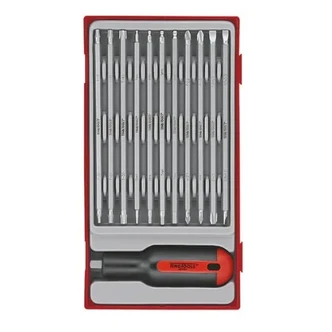 TENG 12PCE MD DOUBLE-END SCREWDRIVER SET - TC-TRAY
