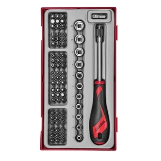 TENG 76PCE MD BITS & SOCKET SET - TC-TRAY
