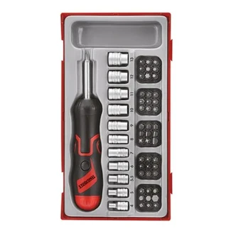 TENG 64PCE MD RATCHET SCREWDRIVER BITS & SOCKET SET - TC-TRAY