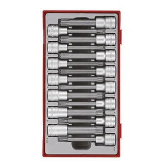 TENG 15PCE 1/2" DR. RIL/SPL BITS SOCKET SET - TC-TRAY