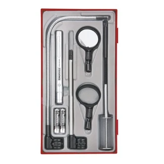 TENG 8PCE PICKUP INSP TOOL SET W/LED TORCH - TC-TRAY