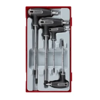 TENG 7PCE T-HANDLE TORX/TPX SET 10-40 - TC-TRAY